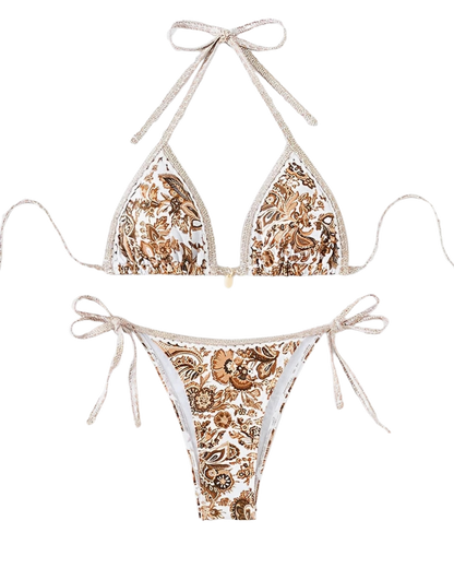 Halter String Triangle Bikini